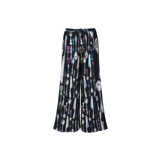 Tableware wide leg pants