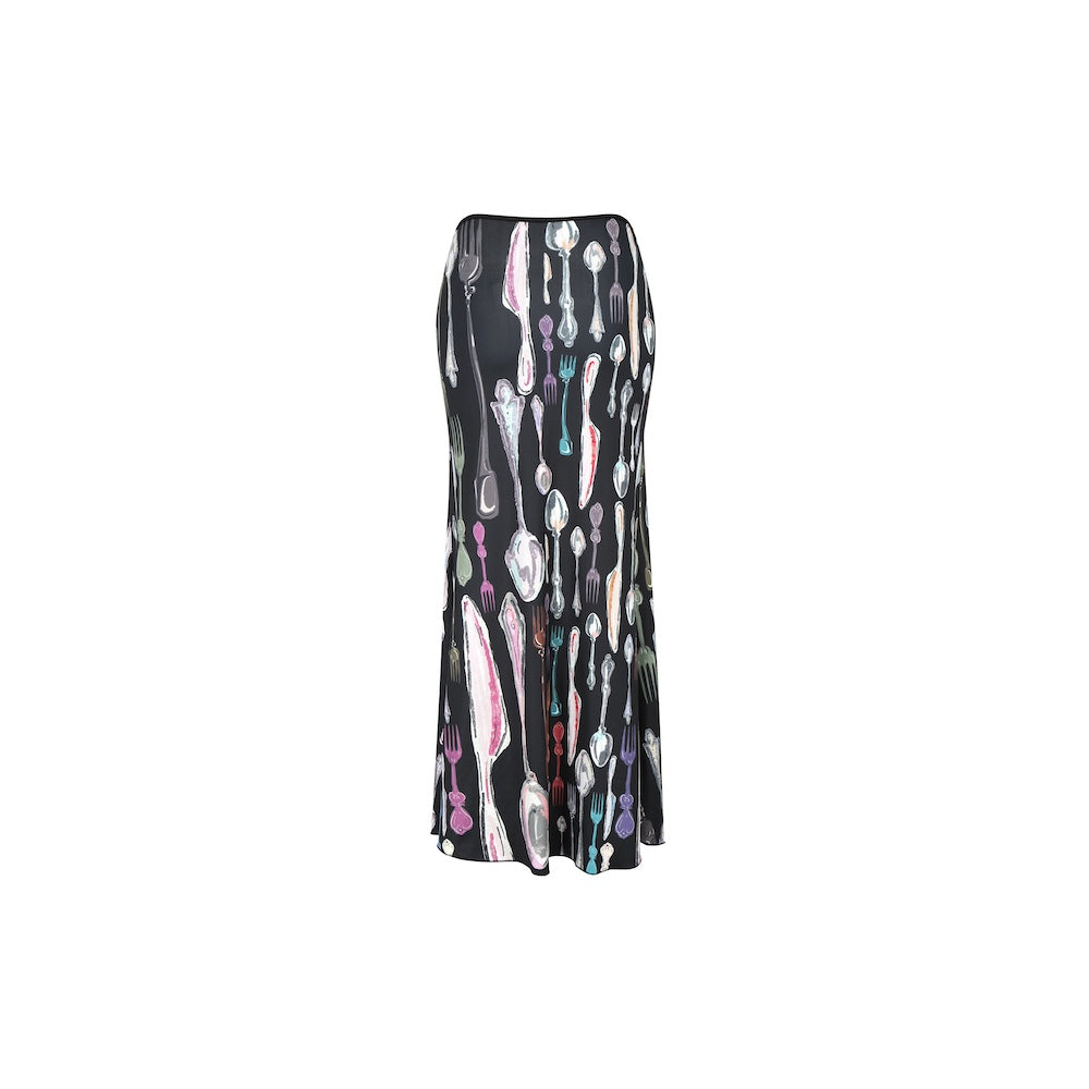 Tableware printed skirt