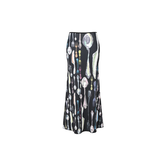 Tableware printed skirt