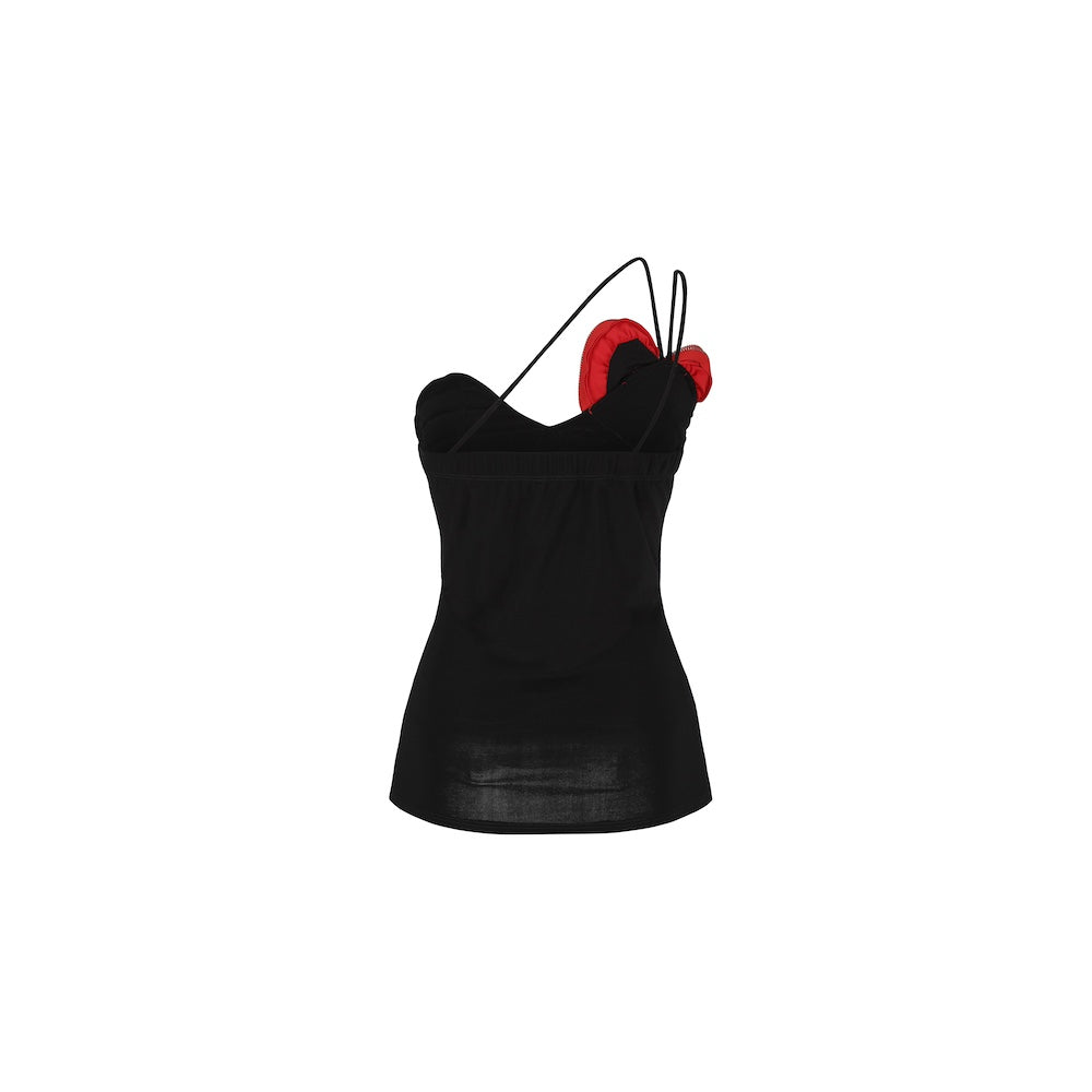 Heart zipper top