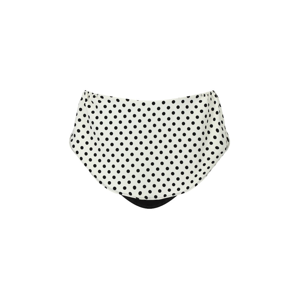 Polka dot off-shoulder