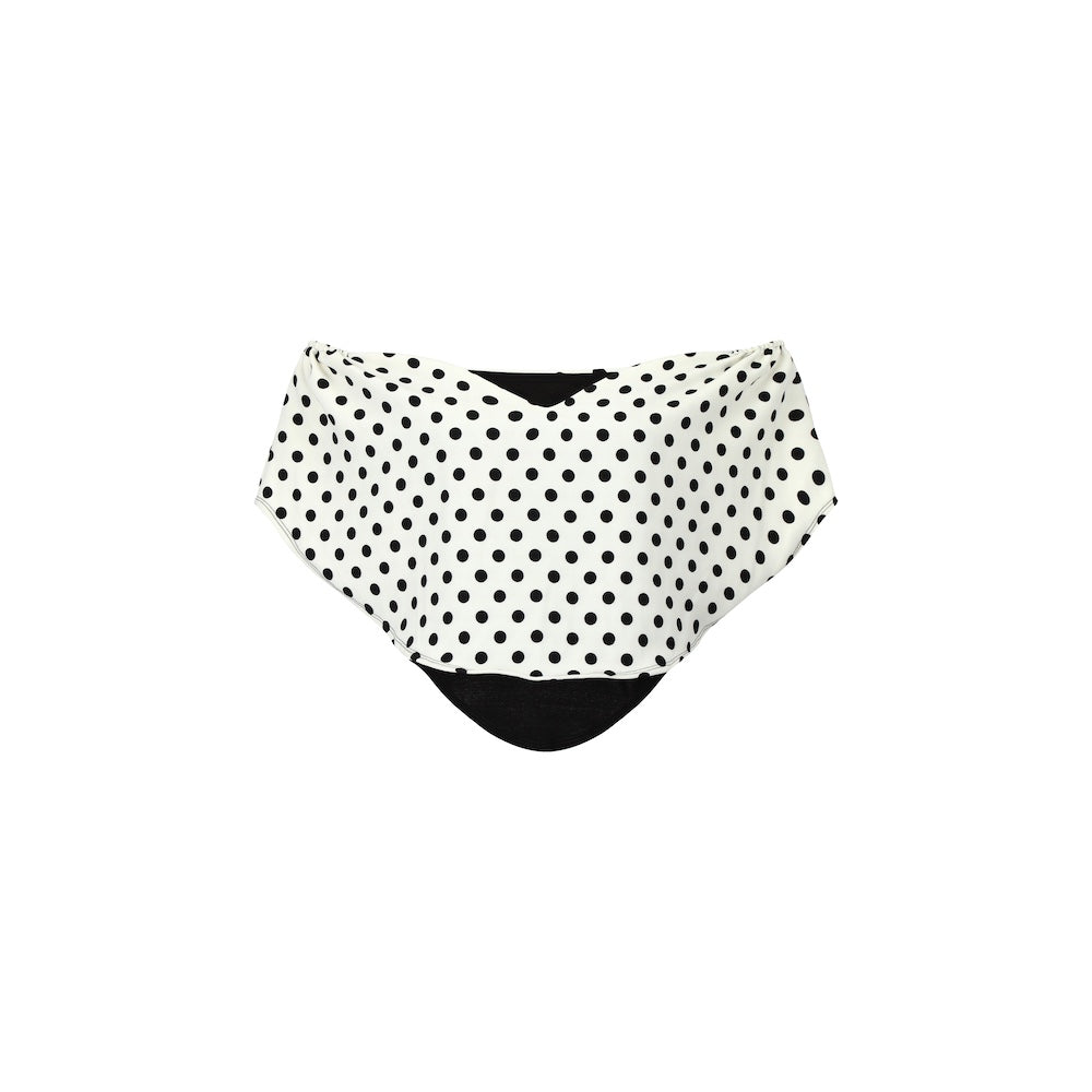 Polka dot off-shoulder