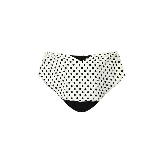 Polka dot off-shoulder