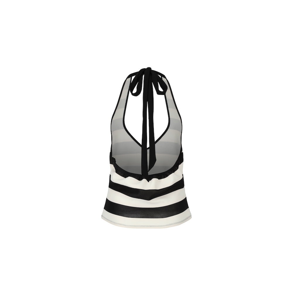 Stripe halter top