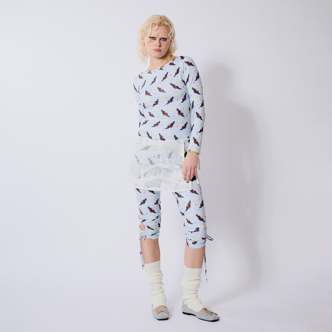 Wrapping paper printed top