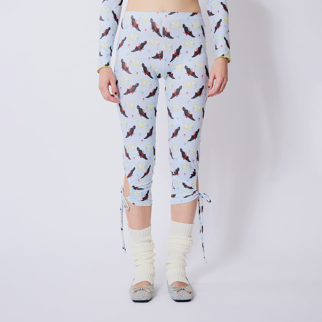 Wrapping paper printed pants