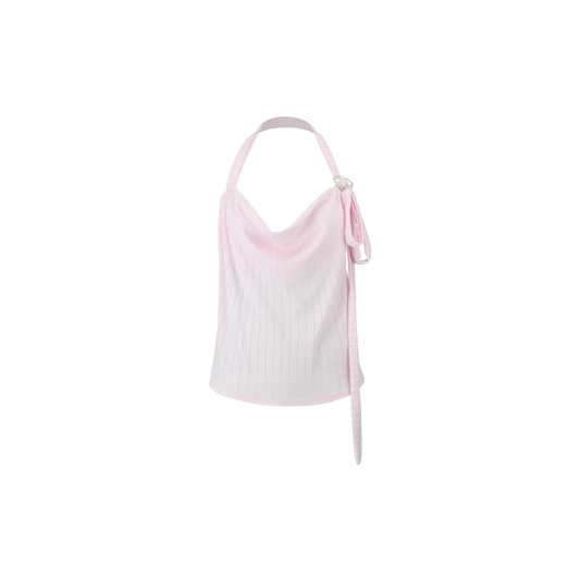 Baby pink halter top