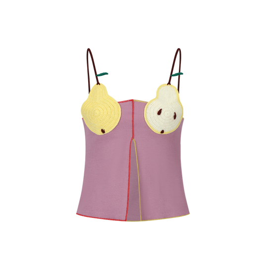 Crochet pear tube top