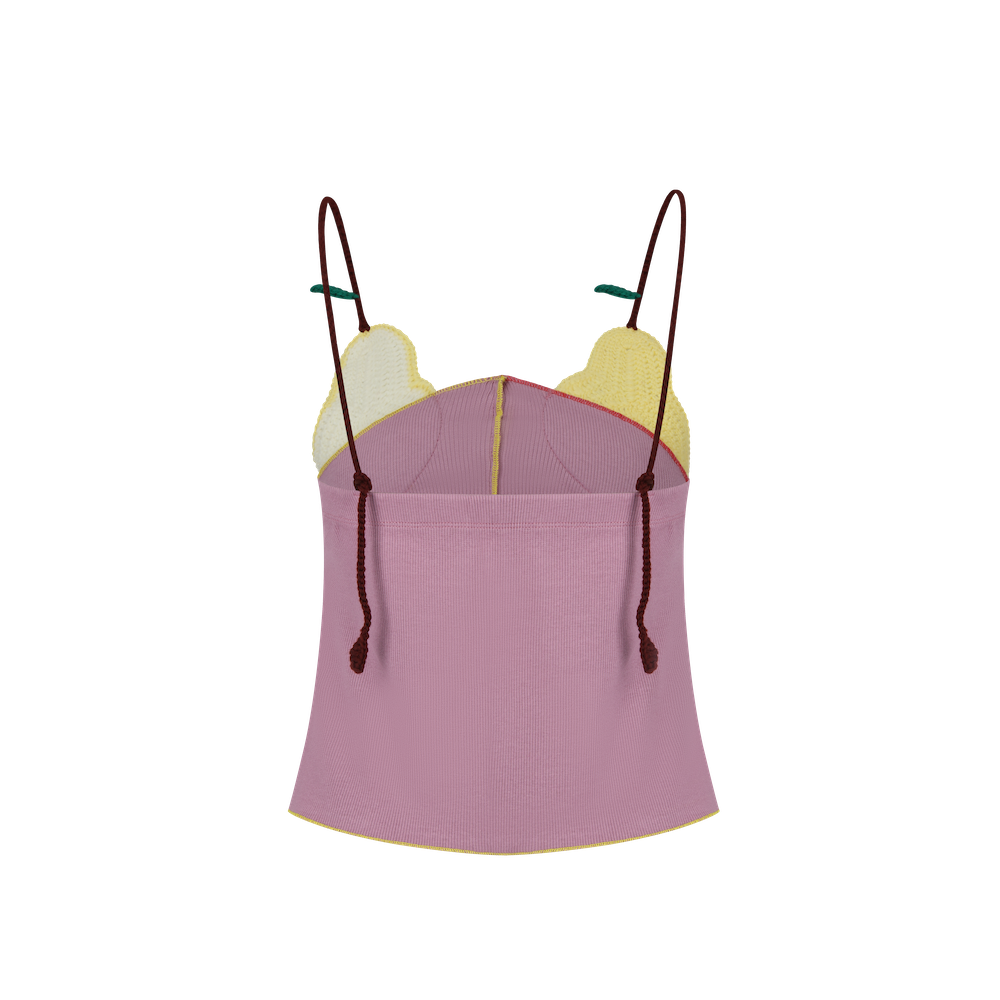 Crochet pear tube top