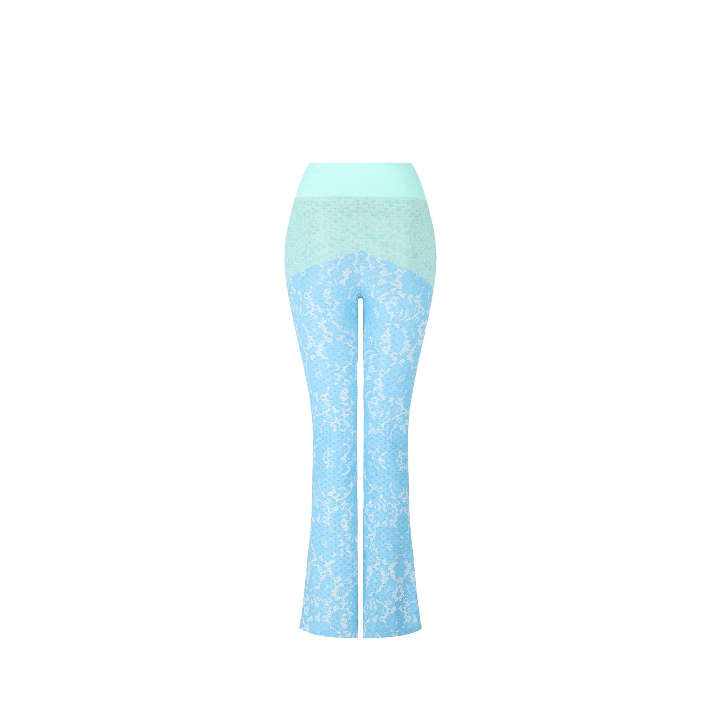 Lace print pants