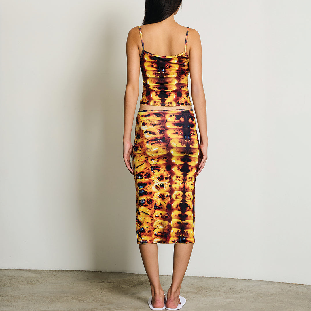 Grilled corn skirt