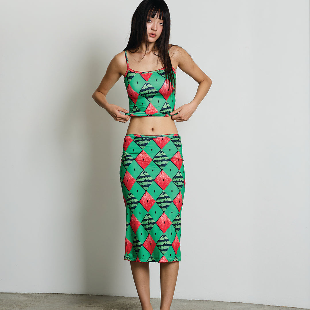Watermelon skirt