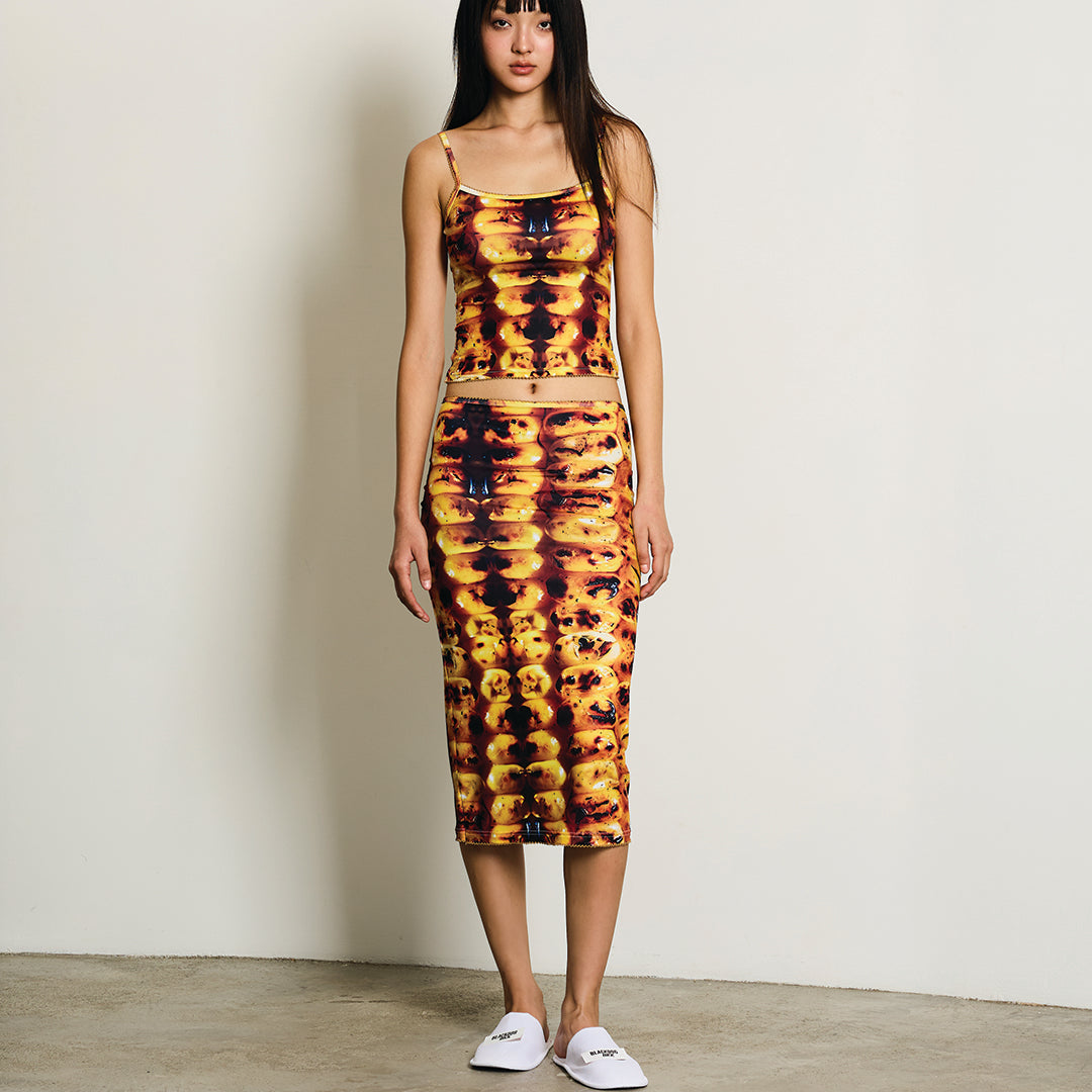 Grilled corn skirt