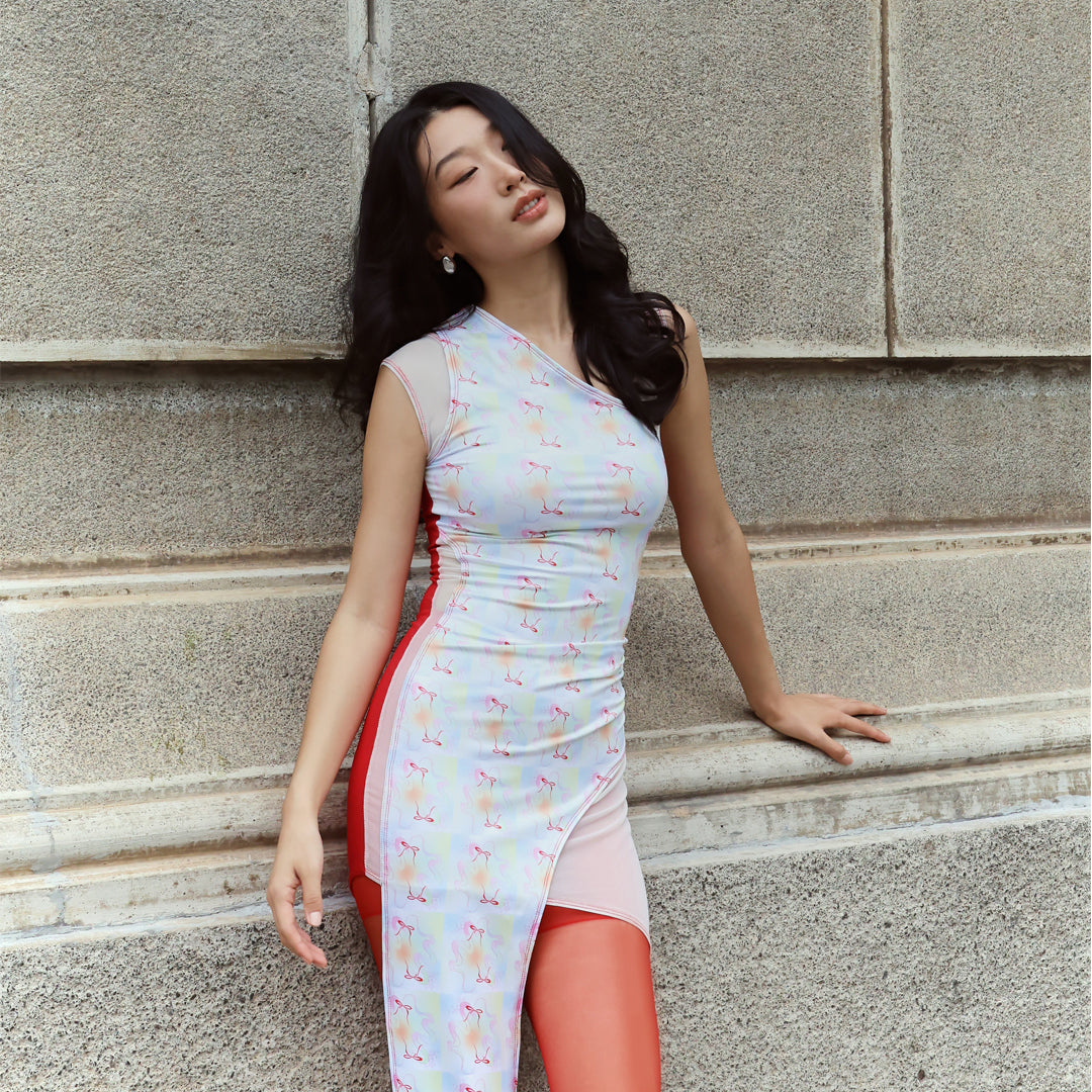 Rich asymmetric dress