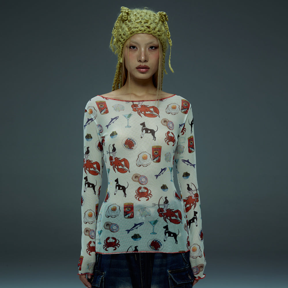 Happy meal mesh top