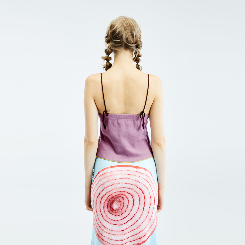 Crochet pear tube top