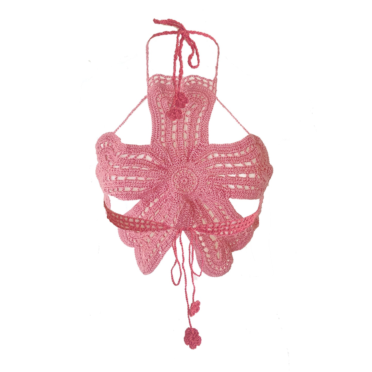 flower crochet top (hand made)