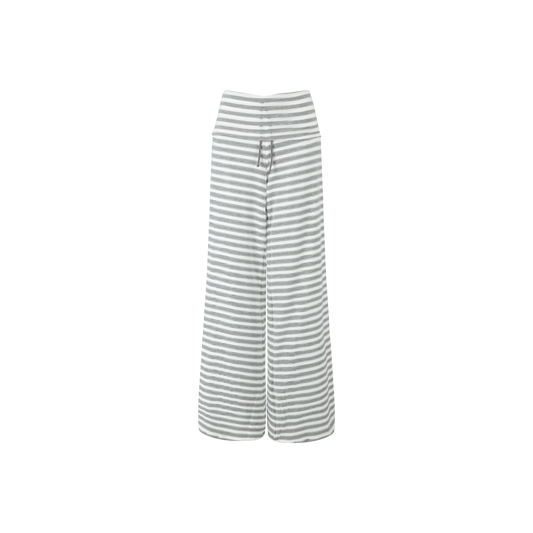 Stripe flow trousers