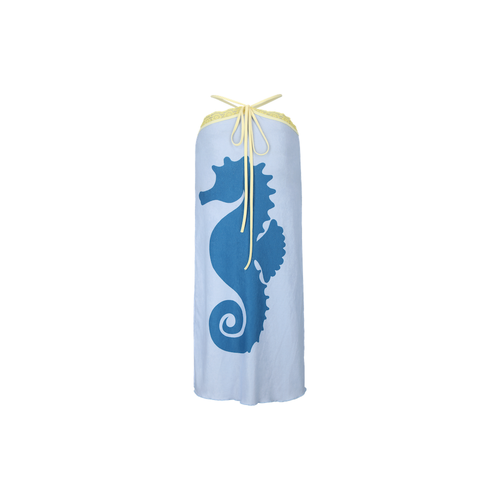 Seahorse towel skirt