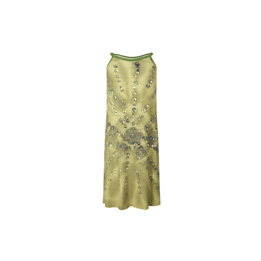 Sequin printed skirt