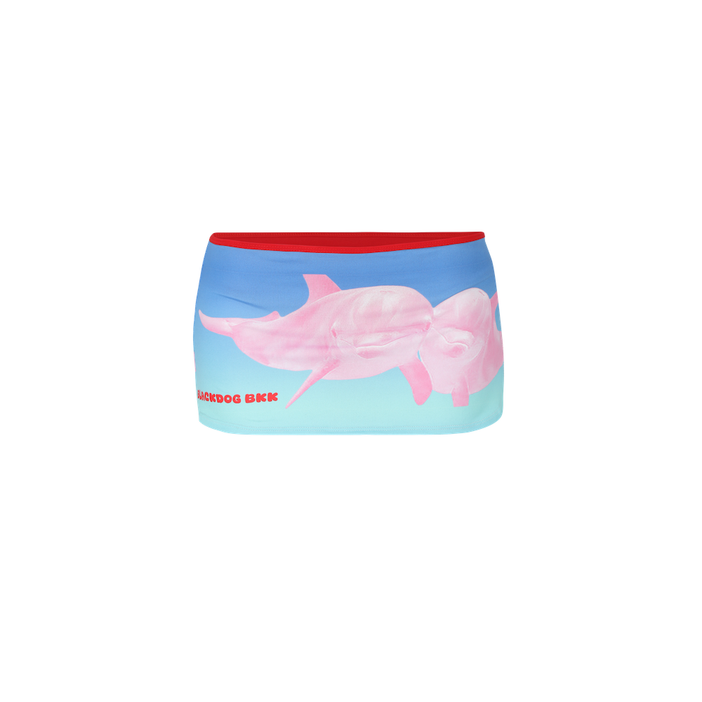 Dolphin mini skirt