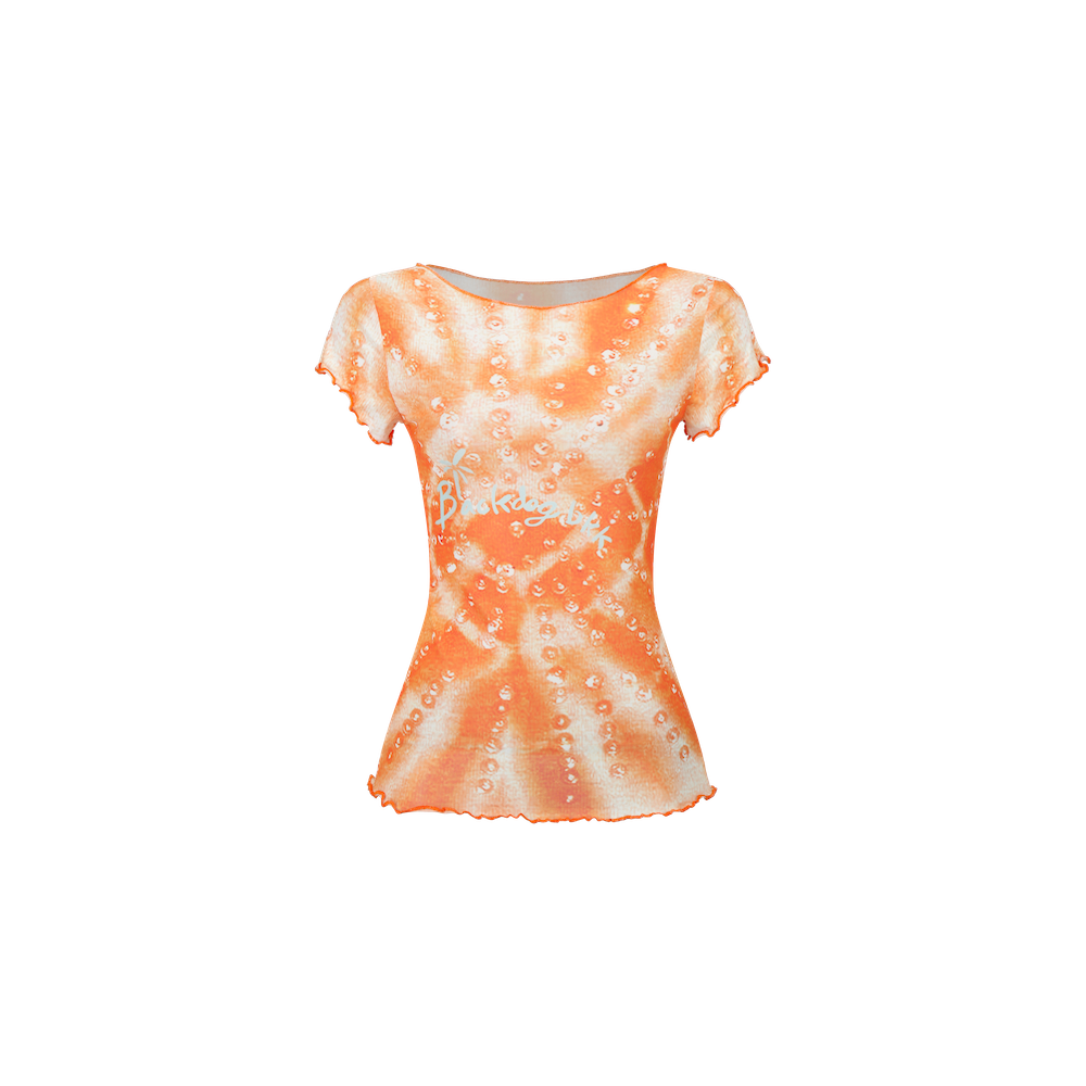 Tie dye printed top