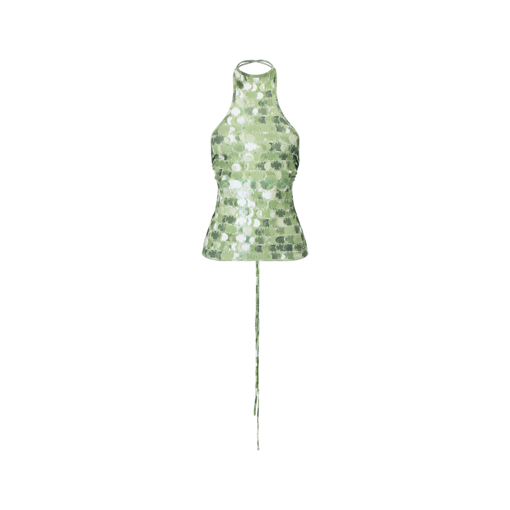 Sequin printed top