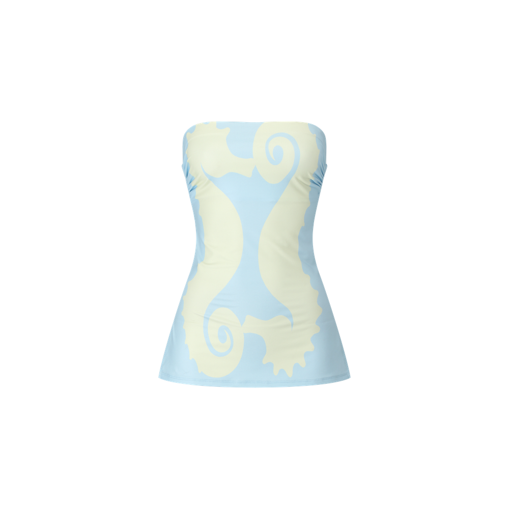 Seahorse tube top
