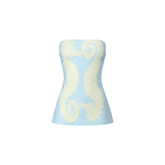 Seahorse tube top