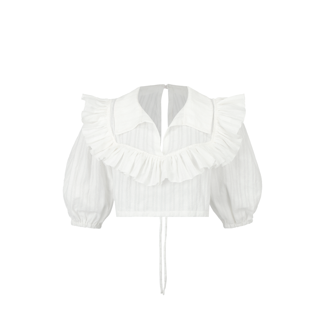 Bell blouse (white)