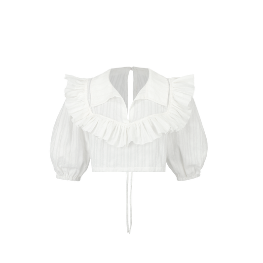 Bell blouse (white)