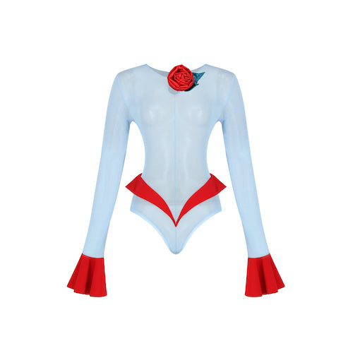 blue red jared bodysuit