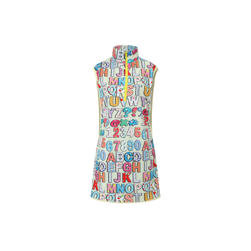 Alphabet  mini dress