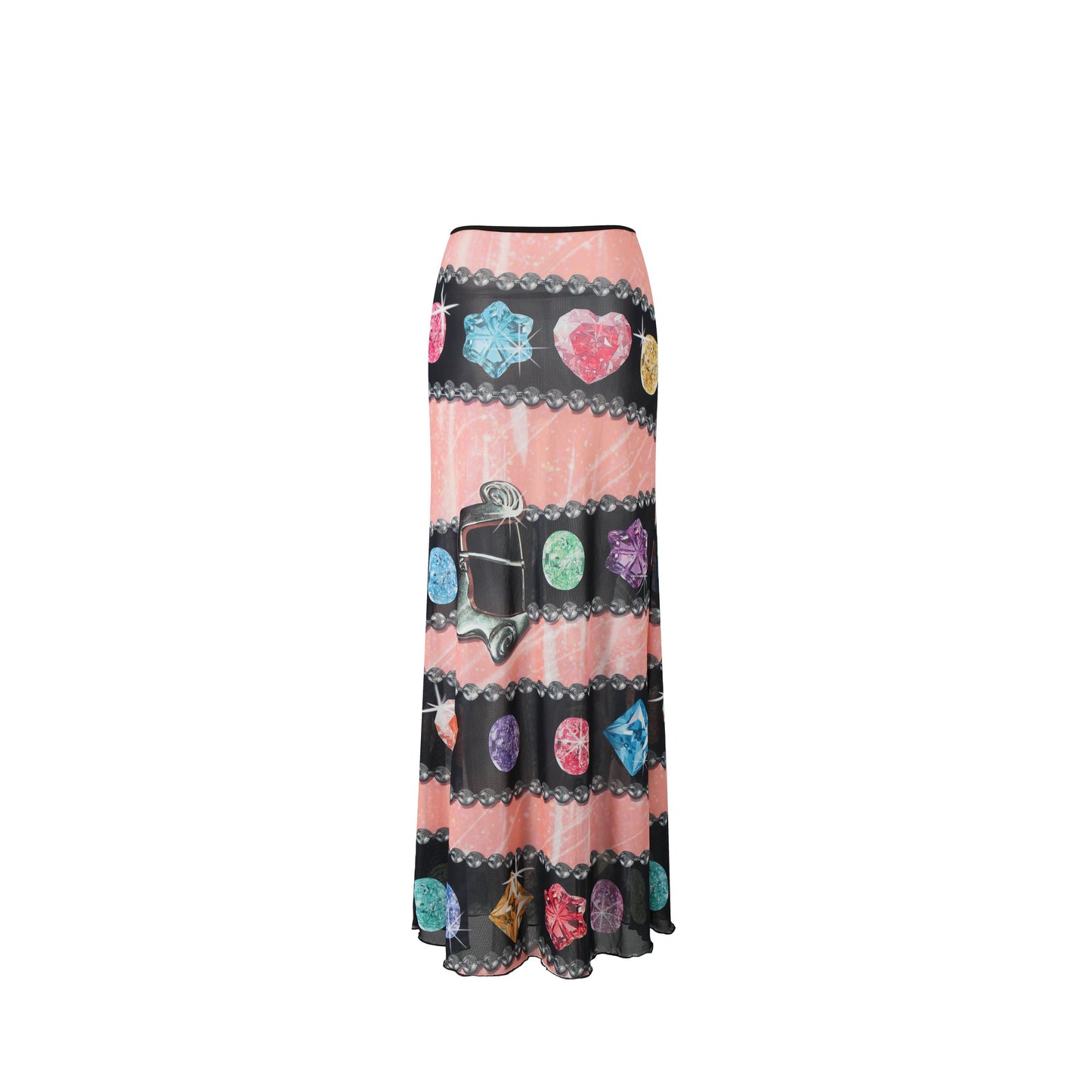 Studded belt skirt