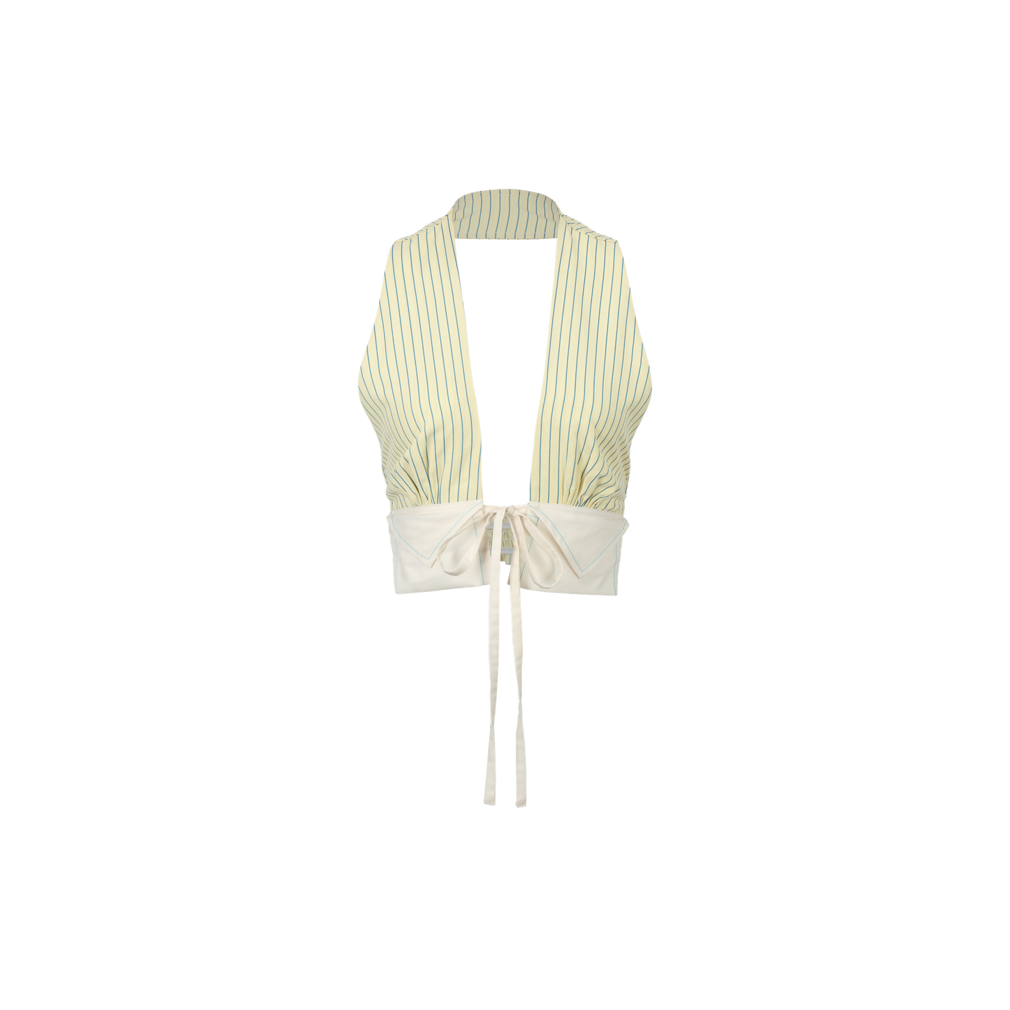 Letter halter top