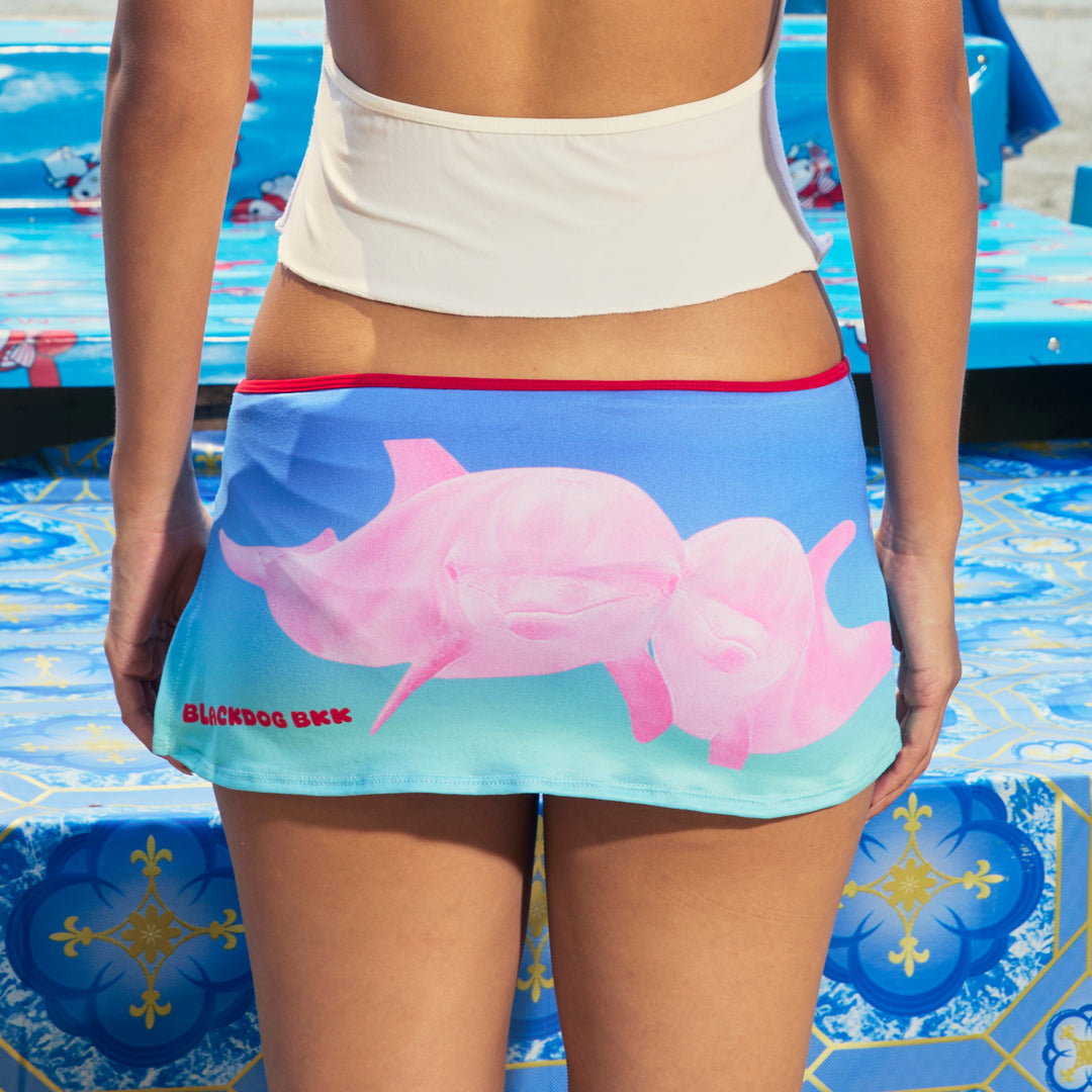 Dolphin mini skirt