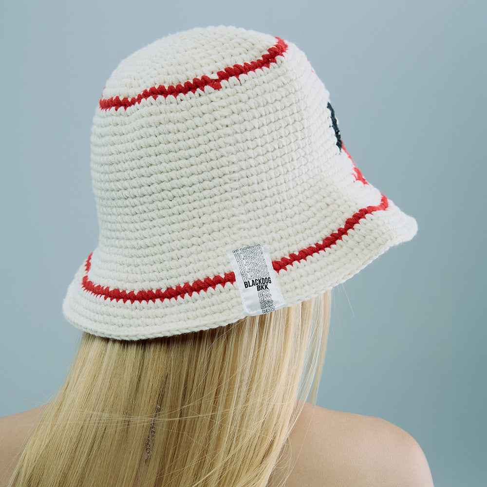 Lobster crochet bucket hat