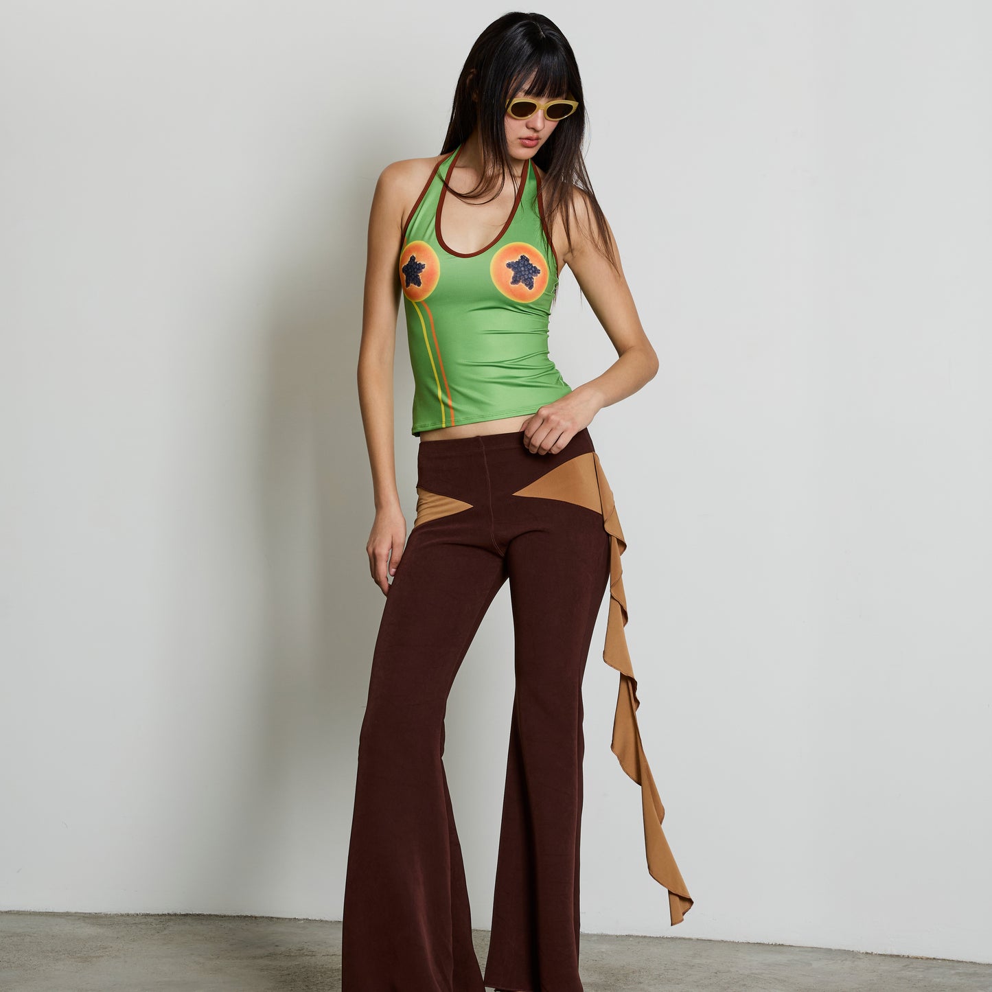 Papaya halter top