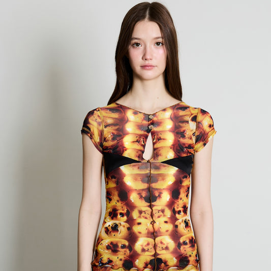 Grazia print tops