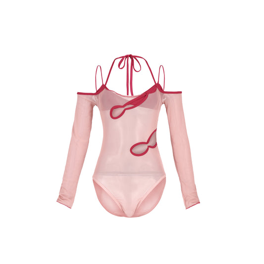 Pink Ashley bodysuit