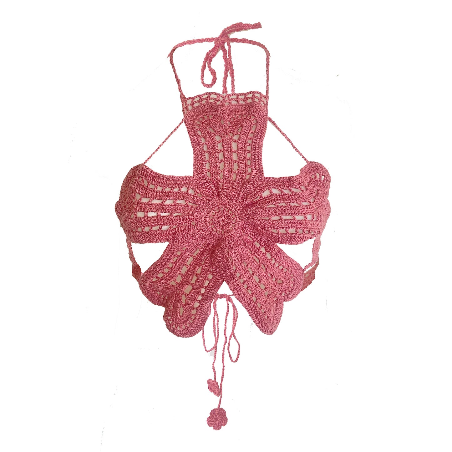 flower crochet top (hand made)